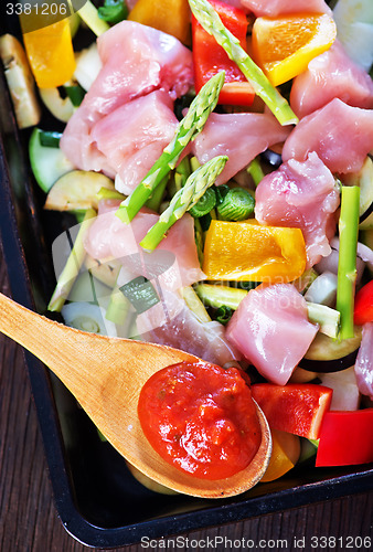 Image of meat with vegetables