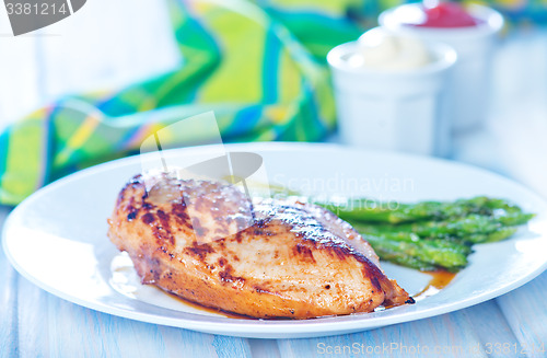 Image of chicken with asparagus