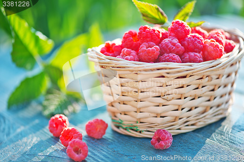 Image of fresh raspberry