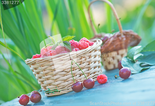 Image of fresh raspberry