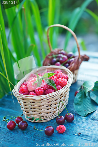 Image of fresh raspberry