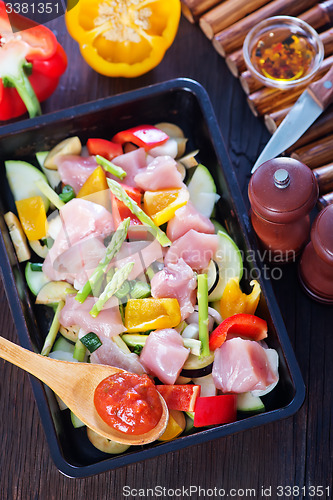 Image of meat with vegetables