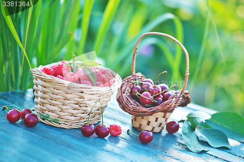 Image of fresh raspberry