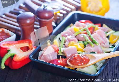 Image of meat with vegetables