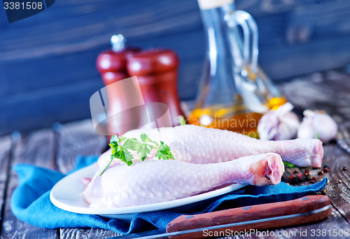 Image of raw chicken legs