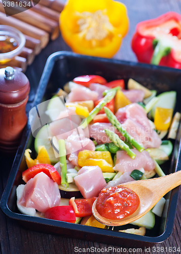 Image of meat with vegetables