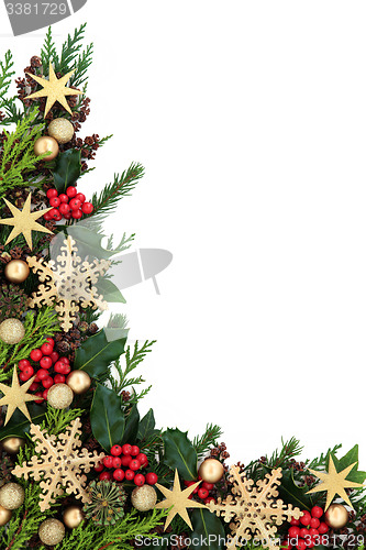 Image of Abstract Christmas Border 