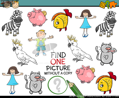 Image of find single picture preschool game