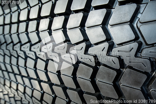 Image of Textured tire tread