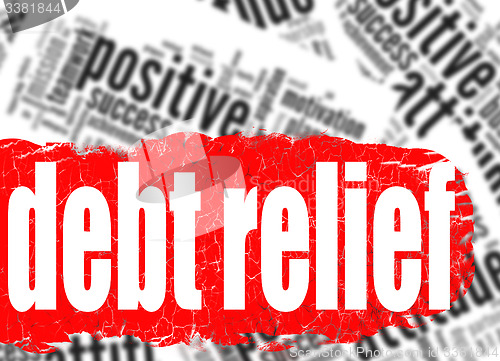 Image of Word cloud debt relief