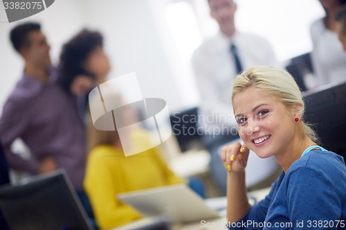 Image of portrait of young female student