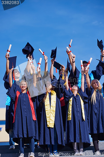 Image of high school graduates students