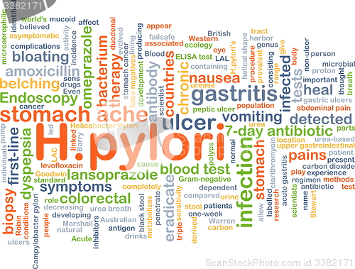 Image of H.pylori background concept