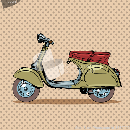 Image of Vintage scooter retro transport