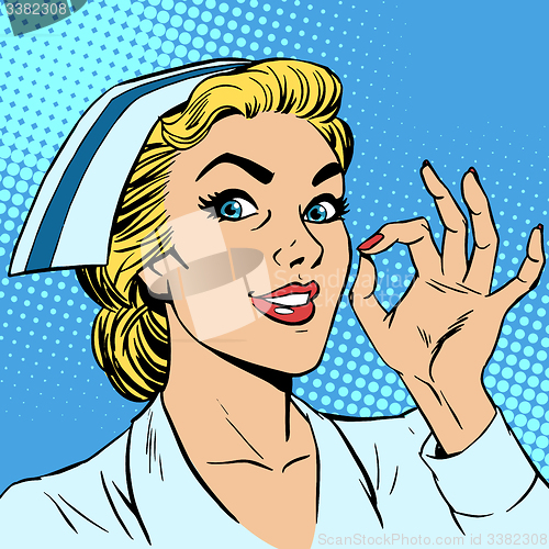 Image of Nurse okay gesture