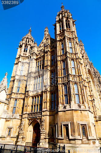 Image of old in london  historical    parliament glass  window    structu