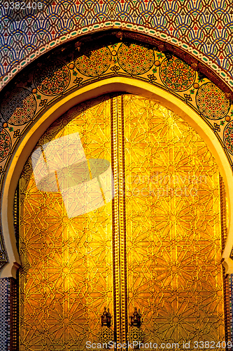 Image of   in morocco africa  ornate brown