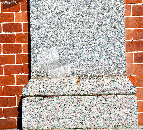 Image of brick in  italy old wall and texture material the background