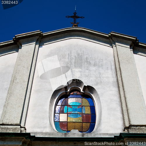 Image of beautiful old architecture in italy europe milan religion and su