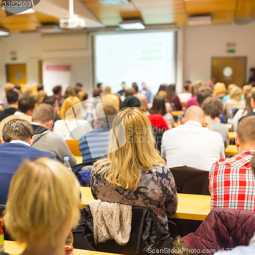 Image of Workshop at university lecture hall.