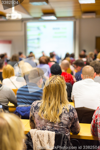 Image of Workshop at university lecture hall.