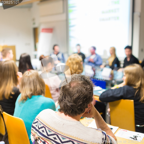 Image of Workshop at university lecture hall.