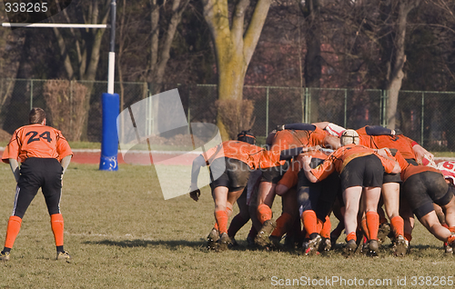 Image of Rugby scrum