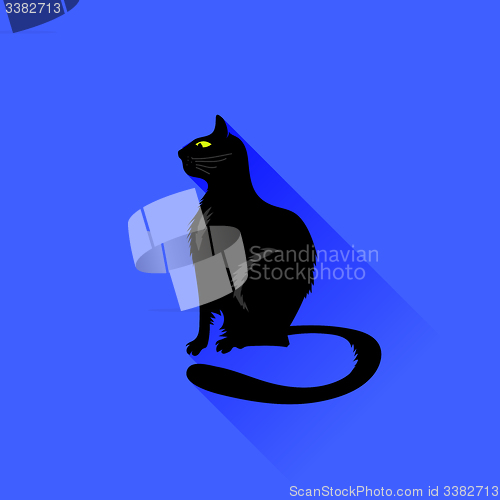 Image of Sitting Cat Icon