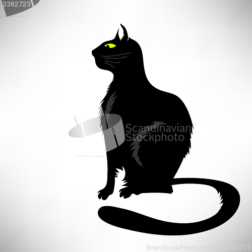 Image of Black Cat Silhouette