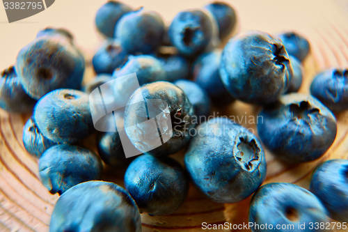 Image of Freshly picked blueberries