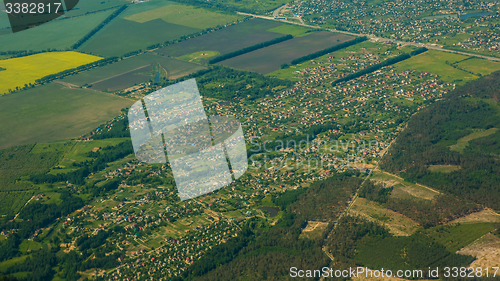 Image of Aerial view of a city.