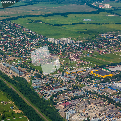 Image of Aerial view of a city