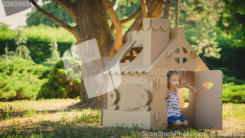 Image of Two funny kids are playing