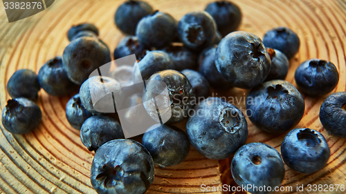 Image of Freshly picked blueberries