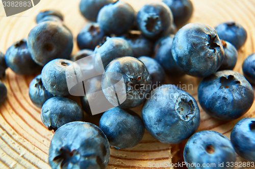 Image of Freshly picked blueberries