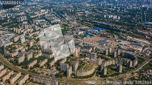 Image of Aerial view of a city