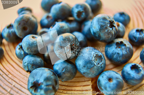 Image of Freshly picked blueberries