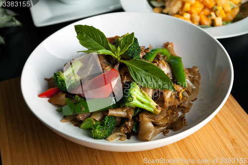 Image of Drunken Noodle Thai Dish