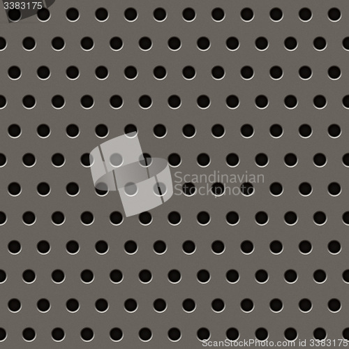 Image of Grey Metal Grill Pattern