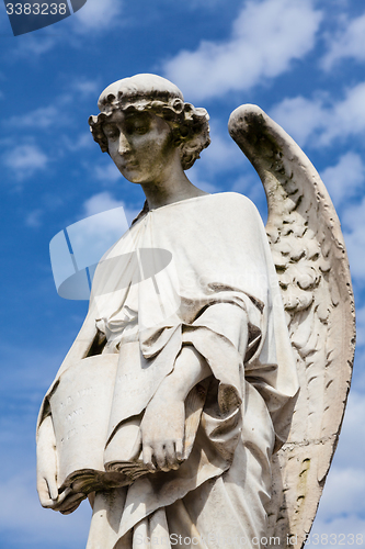 Image of Old cemetery statue