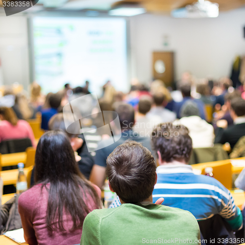 Image of Workshop at university lecture hall.