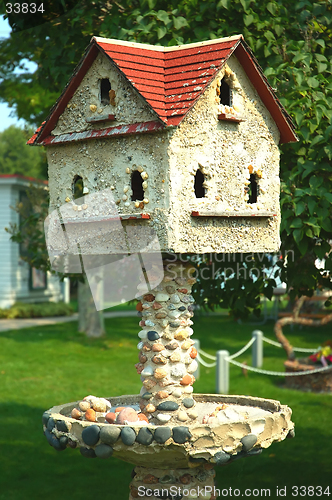 Image of Stone Bird House