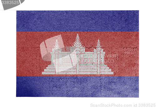 Image of Large jigsaw puzzle of 1000 pieces - Cambodia