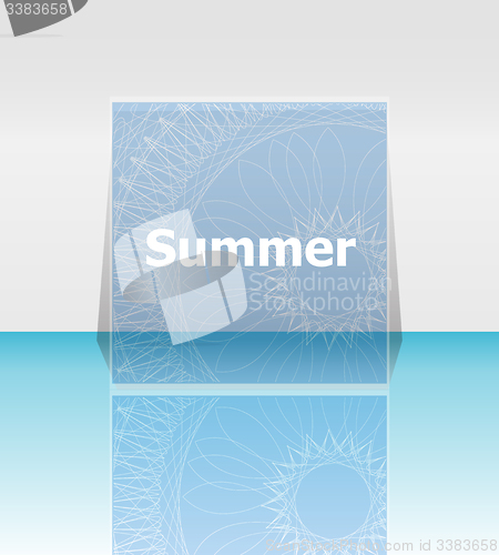 Image of summer poster. summer background. Effects poster, frame. Happy holidays card, Enjoy your summer