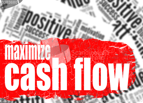 Image of Word cloud maximize cash flow