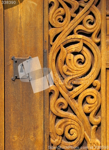 Image of Detail of Heddal stave church