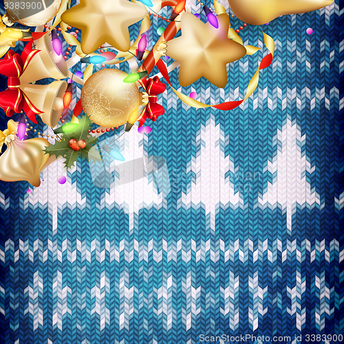 Image of New Year christmas decoration. EPS 10