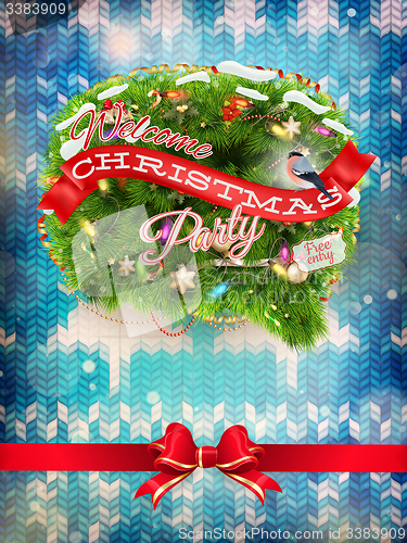 Image of New Year christmas decoration. EPS 10