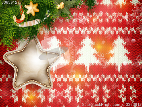 Image of New Year christmas decoration. EPS 10