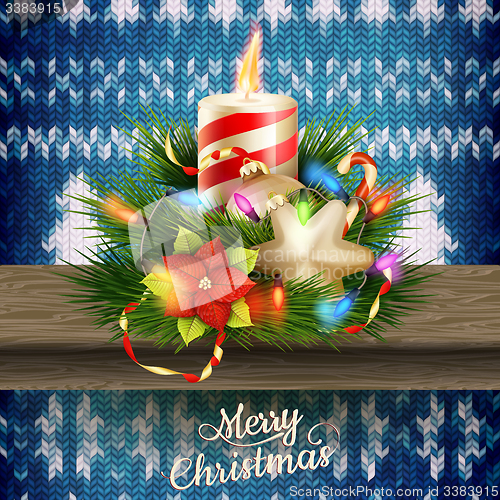 Image of New Year christmas decoration. EPS 10